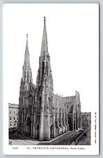 New York City New York Vintage Postcard St. Patrick's Roman Catholic Cathedral picture