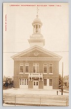 Lebanon Independent Borough Town Hall Harpel Photo Lebanon PA RPPC picture