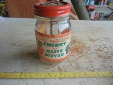 Vintage Krasco Cherry Olive Pitter jar Lot 26-49 picture