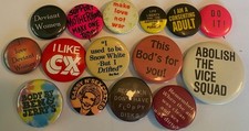 Lot of 15 Sexy Sassy Funny Flirty buttons pinback adult humorous for parties   picture