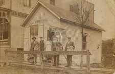 Waterford OH Ohio Washington County Mailmen Post Office RPPC Photo Postcard COPY picture
