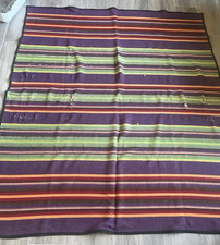 Vintage Antique 1920s Osage Indian Trade Blanket – 69x62 Damage picture