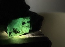 2pc Raw Emerald in Matrix Specimen Lot • Crabtree Mitchell Co. North Carolina NC picture