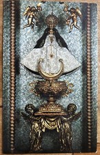 Vintage  Prayer Card Santuario de la Virgen de San Juan Texas Catholic Souvenir picture