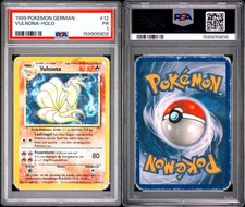 1999 Pokemon German Ninetales Holo #12 PSA 1 PR Base Set Vulnona picture