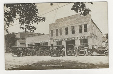 SUPER   Circa 1910 RPPC - SWOPE'S GARAGE, Washington C.H., Ohio - BUICK CARS picture
