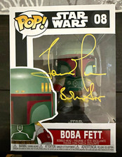 Funko Pop Star Wars Boba Fett #08 Vinyl Figure Signed Sci-Fi & Horror picture