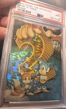  1993 Topps Sonic the Hedgehog Sonic Tails 2 Prism #2  PSA 9 Sonic 2 RC Prism picture