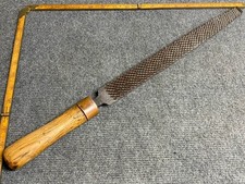 Vintage Nicholson 14” Half Round Wood Rasp With Custom Wooden Handle USA  picture