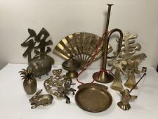 Vintage Mixed Brass Lot 14 Pc. picture