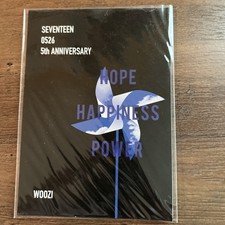 SEVENTEEN 5th Anniv Woozi Signed Postcard Set  Collectible, Rare, picture