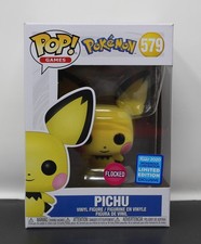 POKEMON - PICHU (FLOCKED) - 2020 WONDEROUS CON - w/PROTECTOR - FUNKO POP picture