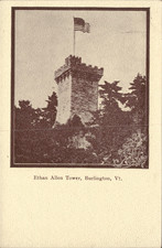 Antique 1909 Ethan Allen Tower Burlington VT Postcard Greater Vermont Exposition picture