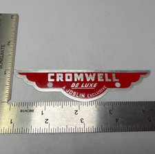 VTG Cromwell DeLuxe Joslin Exclusive Tool Equipment Tag Name Plate NEW picture