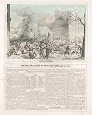The Great Explosion in New York February 4th 1850 8x10 Print HT51341368 picture