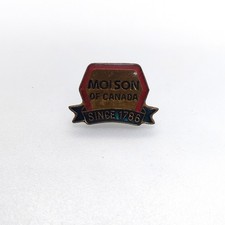 Vintage Molson of Canada Since 1786 Lapel Pin Brewery Advertising Beer Enamel picture