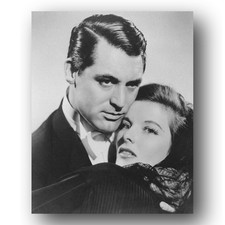 Cary Grant, Katharine Hepburn Photo 8x10 1938 Holiday Film Black And White picture
