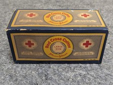 Johnson & Johnson Red Cross Cotton NOS Vintage Package Large Size Spartan Drug picture