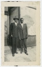 Handsome African American Men 1940 Fedora Well Dressed Black Gay Gangster Q9871 picture