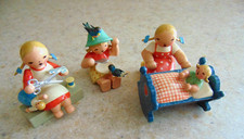 Vtg Expertic Wendt Kuhn Erzgebirge Figurines/4 Total-All Marked/Made in Germany picture