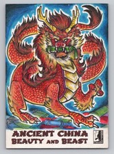 Ancient China Beauty And Beast. Artist: Mariel Ibarra - Dragon Sketch Card. 2026 picture