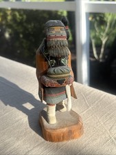 Vintage Original Joseph M. Torivio Jr. Signed Hopi Ahol Mana Kachina picture
