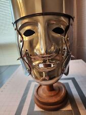 Medieval Helmet Warrior Full Face 18G Fully Functional Armor Costume Replica picture