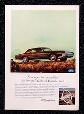 Ford Thunderbird Original 1967 Vintage Print Ad Wall Art picture
