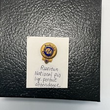 Vintage Ruritan National 1 Year Perfect Attendance Lapel Pin picture