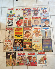 Lot 29 Vintage MAD Magazines 1979-83,209-19,221-227,229-31,34,36,38E.T.,Superman picture