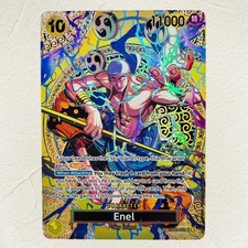 One Piece Enel Holographic Card English Version Collectible Anime - EN-EB02-052 picture