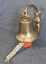 RARE Morells Metallgjuteri Mora Sweden Cast Bronze Ship Nautical Bell 7 1/4