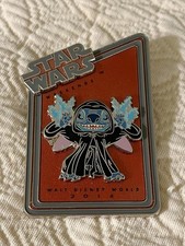 Star Wars Weekends Walt Disney World WDW 2014 Stitch Emperor Palpatine Pin picture