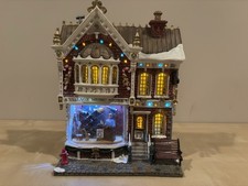 Lemax Village Music Store Lighted Facade 2004 Christmas Essex Street 45096 picture
