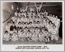 1979 Grove City College, Pennsylvania Blue Dolphin Swim Camp Original Team Photo picture