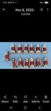 Lot of 13 Vintage Mini Light Reflectors 1.25