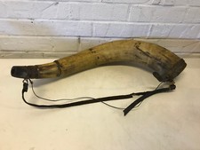 Antique 18th/19thC Black Powder Horn Muzzleloader Flintlock Large 22.5