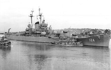 Postcard USS Rochester CA-124 picture