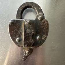 Antique B&M RR Boston & Maine Railroad Padlock Obsolete picture