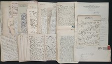 1920s antique LETTER LOT mineola ny FRANCES WHITTY from MOUNT HOLYOKE COLLEGE picture