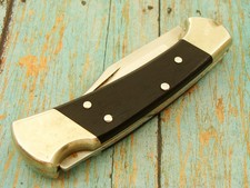 VINTAGE BUCK KNIVES USA 112 RANGER LOCKBACK FOLDING HUNTER POCKET KNIFE KNIVES picture