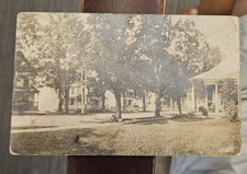 1909 FLATBUSH Av H E.16 ? Subway Brooklyn Real Photo post card New York City NYC picture