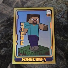2025 Panini Minecraft Special Edition • STEVE Jack Black Base Set Gold FOIL /50 picture