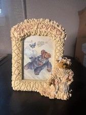 Vintage 1998 Boyds Bears Bailey True Love Wedding Photo Frame #27351 picture