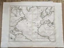 1788 F.A. Schraembl Antique Map of the Atlantic Ocean – Americas, Europe, Africa picture