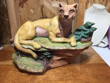 VTG 1982 Cougar Porcelain Statue Ceramichrome 11