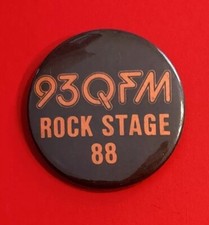 1988 93 QFM Rock Stage Button 2