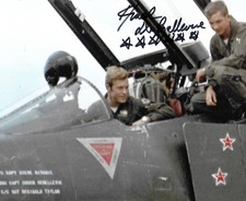 Charles DeBellevue autographed 8x10 photo Vietnam War Ace Pilot Rare COA LOOK picture