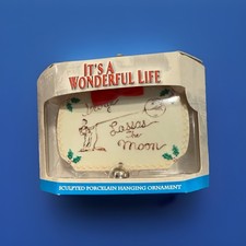 Ornament It's A Wonderful Life “George Lassos The Moon” Vintage Enesco (100) picture