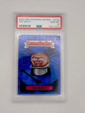 2022 Topps Garbage Pail Kids Sapphire TOP MATT #210a PSA 10 Gem Mint picture